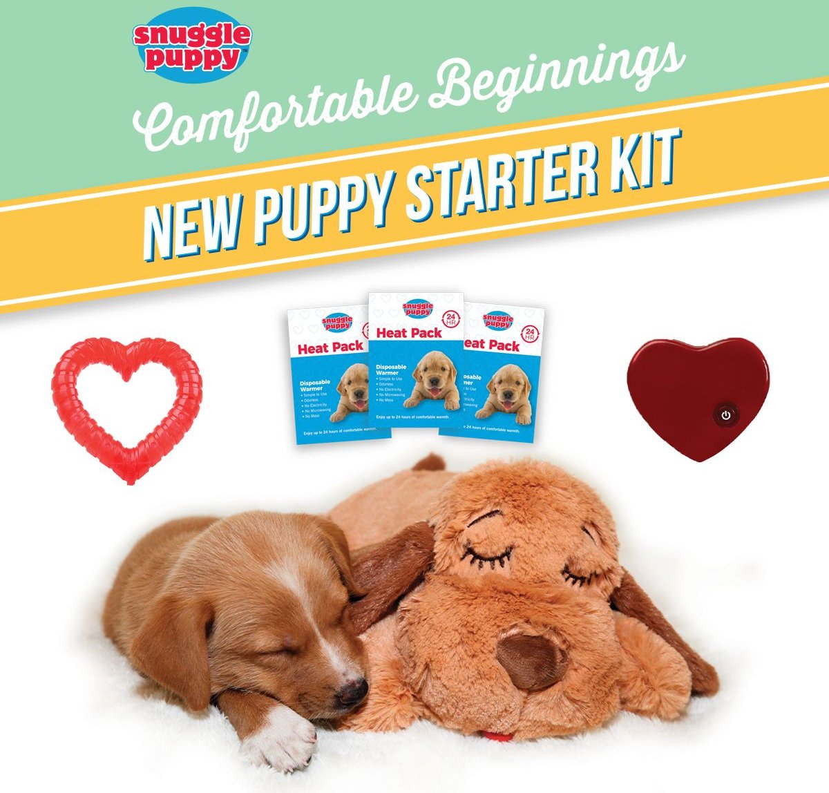 SMART PET LOVE Snuggle Puppy Comfortable Beginnings New Puppy Starter