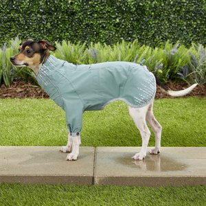 Hurtta Rain Blocker Dog Raincoat, Stream, 24-in