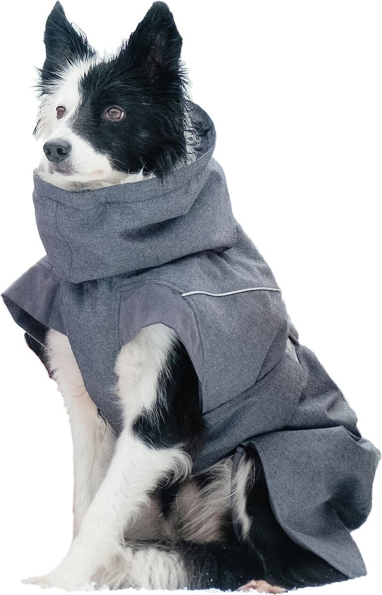 HURTTA Expedition Insulated Dog Parka, Blackberry, 8in