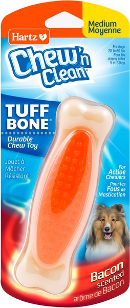 Save on Hartz Chew 'n Clean Dental Duo Dog Chew Toy Bacon Flavor Small  Order Online Delivery