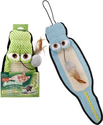 Hartz Cattraction Silver Vine & Catnip Gator Cat Scratcher Toy, Color Varies