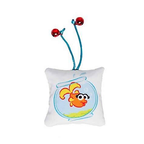 Pet Krewe Sesame Street Elmo Plush Cat Toy with Catnip