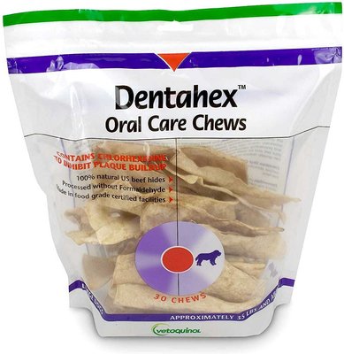 Vetoquinol Dentahex Oral Care Dental Chews for Large Dogs, over 35 lbs, slide 1 of 1