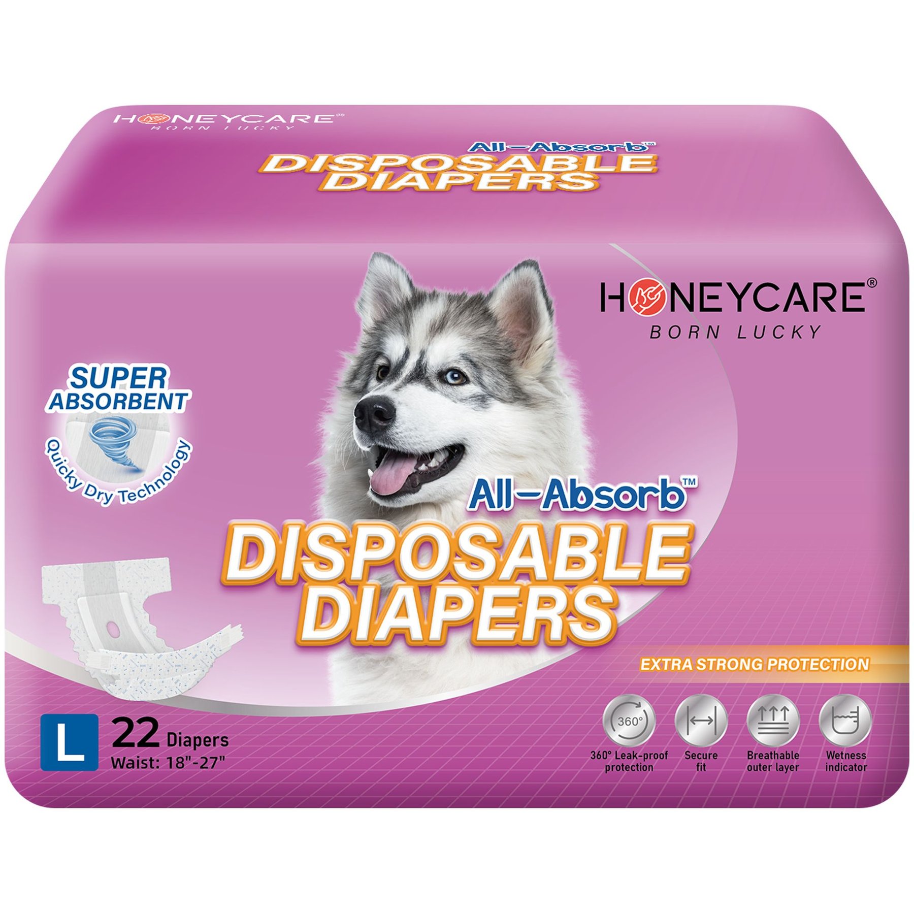 Out fashion pet care disposable female dog diapers