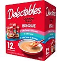 Hartz Delectables Bisque Variety Pack Lickable Cat Treats, 1.4-oz pouch, 12 count