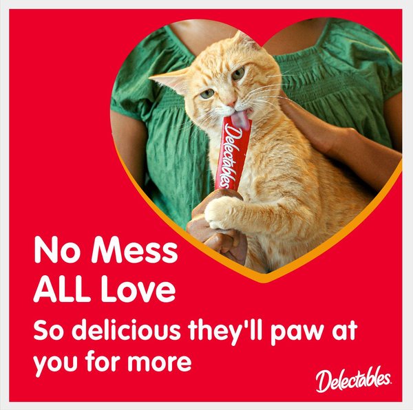 Show full view: Hartz Delectables Squeeze Up Variety Pack Lickable Cat Treats, 0.5-oz tube, 10 count slide 6 of 11