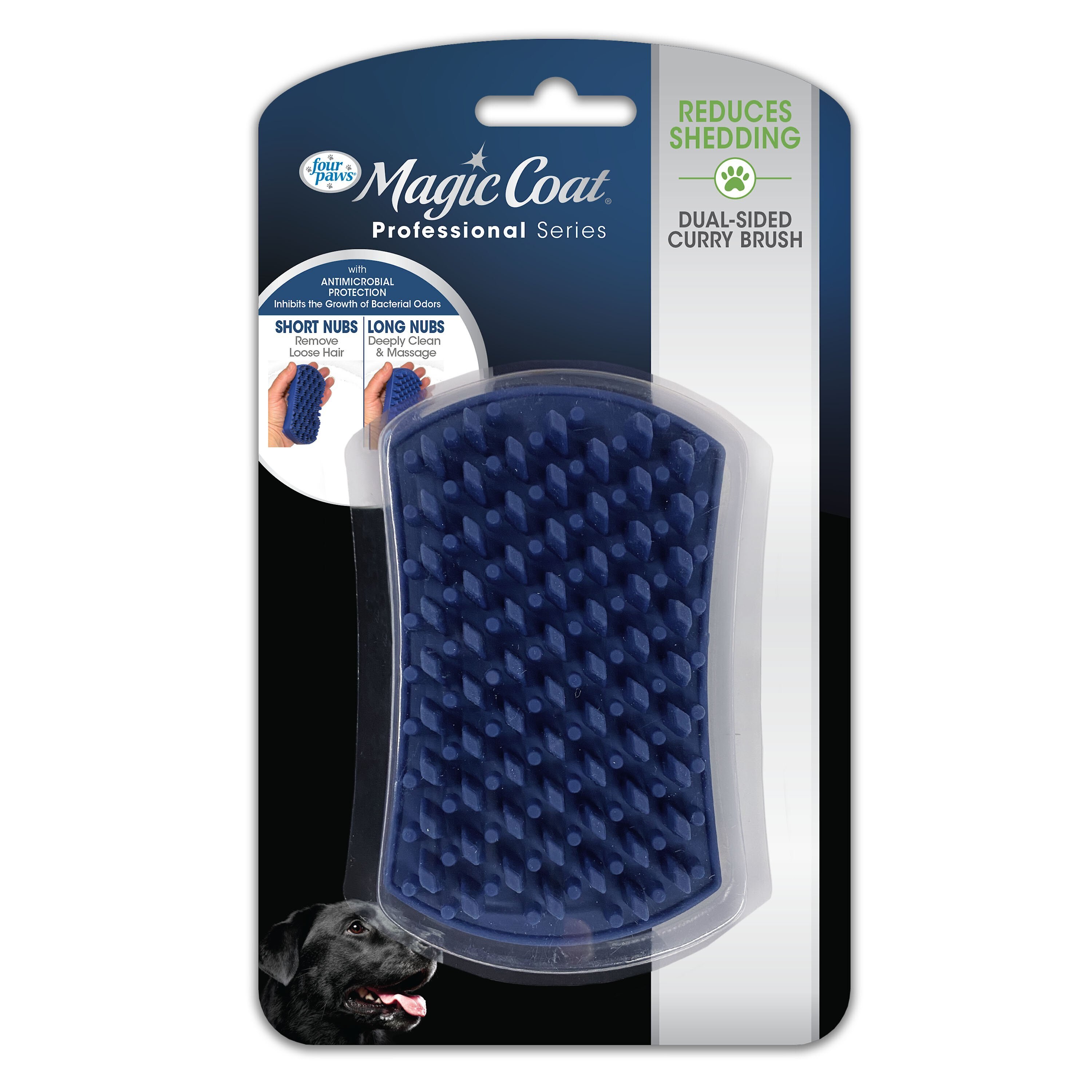 FOUR PAWS Magic Coat Curry Antibacterial Dog Brush Customer Questions