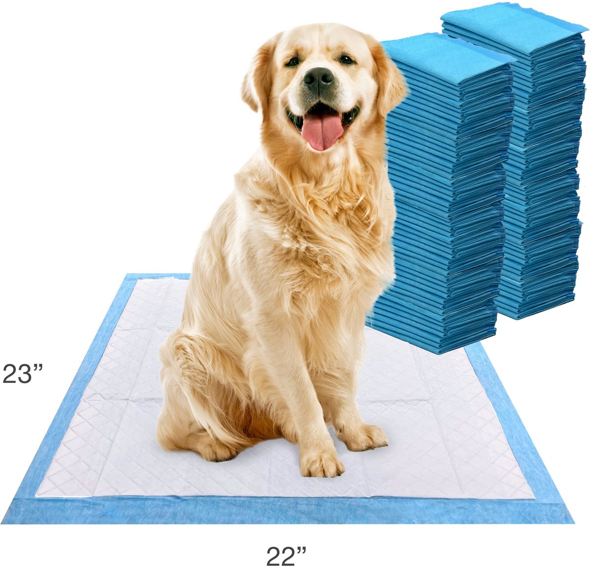 Four Paws Wee-Wee Superior Performance Dog Pee Pads, 22 x 23-in, 100 ...