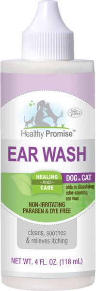 Four Paws Healthy Promise Cat & Dog Ear Wash, 4-oz bag slide 1 of 8
