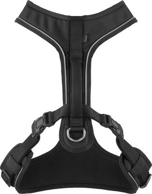 Show full view: PetSafe EasySport Nylon Reflective Back Clip Dog Harness, Black, Large: 29 to 43-in chest slide 8 of 12