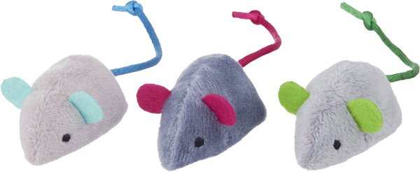 Frisco Mice Plush Cat Toy with Catnip, 3 count slide 1 of 3