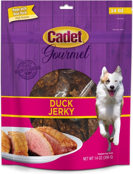 Cadet Gourmet Duck Jerky Dog Treats, 14-oz bag slide 1 of 9