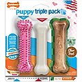 Nylabone Puppy Chew Variety Toy & Treat Triple Pack, Small/Regular,3 Count