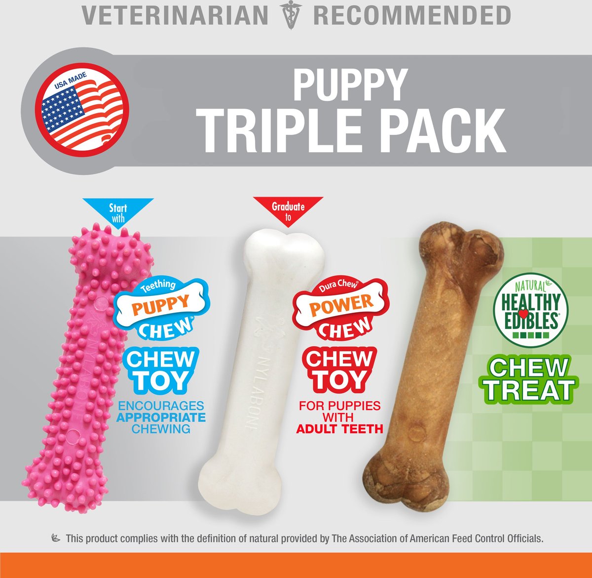 Nylabone variety outlet pack