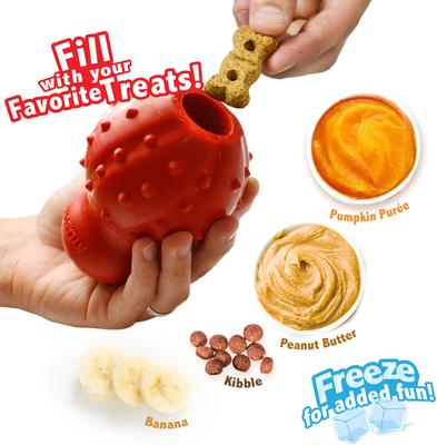 Show full view: Nylabone Strong Chew Cone Stuffable Dog Toy Rubber Stuffable Cone Bacon Cone, Large  slide 8 of 13