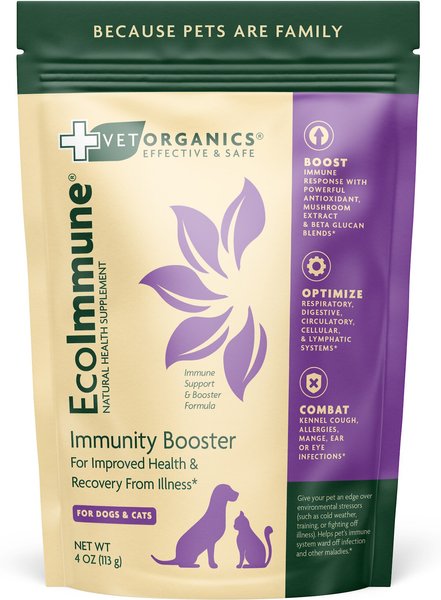 Vet Organics EcoImmune Immune Support Dog & Cat Supplement, 4-oz bag slide 1 of 2