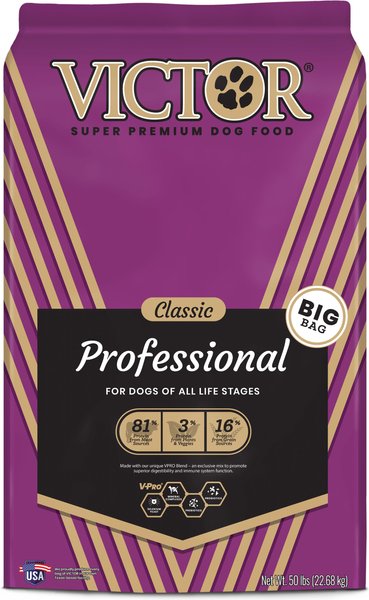 VICTOR Classic Professional Formula Dry Dog Food, 50-lb bag slide 1 of 9