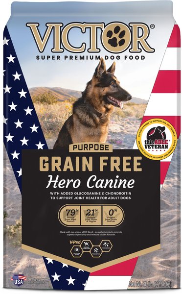 VICTOR Purpose Hero Grain-Free Dry Dog Food, 50-lb bag slide 1 of 9