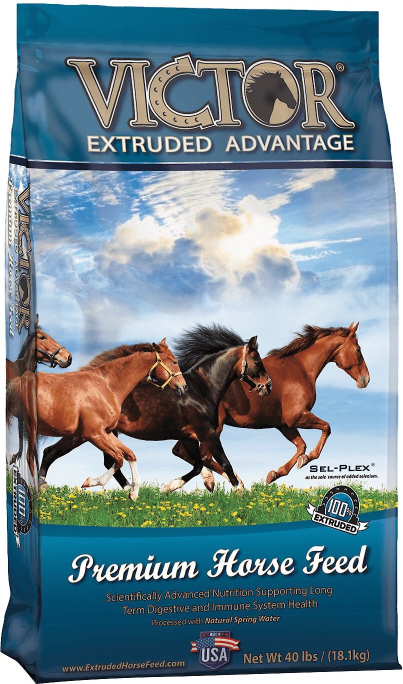 VICTOR Extruded Advantage Horse Feed, 40lb bag