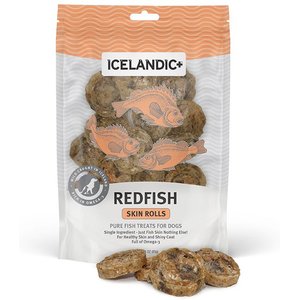 ICELANDIC+ Herring Whole Fish Grain-Free Dog Treats, 3-oz bag 