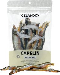 Icelandic+ Capelin Whole Fish Dog Treat, 2.5-oz bag