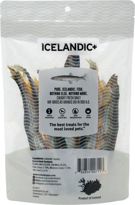 Show full view: Icelandic+ Capelin Whole Fish Dog Treat, 2.5-oz bag slide 3 of 5