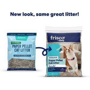 Frisco Unscented Non-Clumping Recycled Paper Cat Litter, 25-lb bag