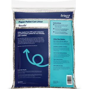 Frisco Unscented Non-Clumping Recycled Paper Cat Litter, 25-lb bag