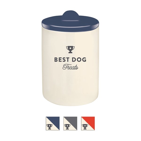 Discontinued FRINGE STUDIO "Best Dog Treats" Ceramic Dog Treat Jar