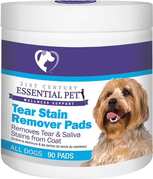 21st Century Essential Pet Tear Stain Remover Pads For Dogs, 90 count slide 1 of 4
