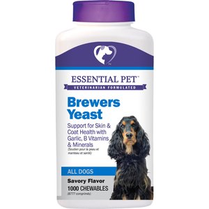 21st Century Essential Pet Brewers Yeast Chewable Tablets Dog Supplement, 1000 count