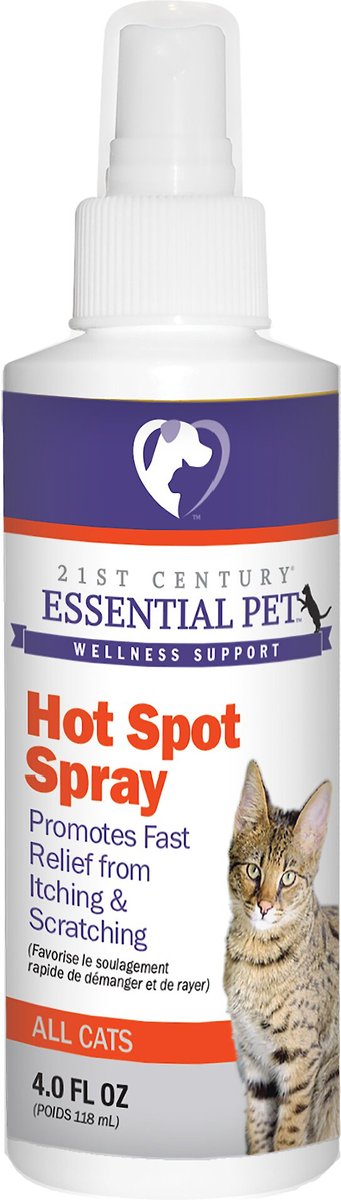 21ST CENTURY ESSENTIAL PET Cat Hot Spot Spray 4 oz Chewy