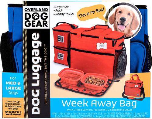 Show full view: Mobile Dog Gear Week Away Tote Pet Travel Bag, Royal Blue, Medium/Large slide 6 of 8