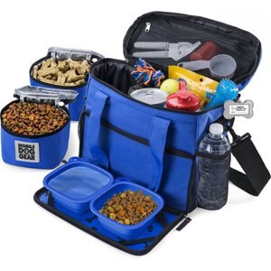Mobile Dog Gear Week Away Tote Pet Travel Bag, Royal Blue, Small