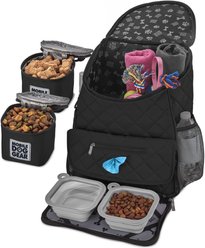 Mobile Dog Gear Weekender Backpack Pet Travel Bag, Black