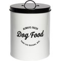 Park Life Designs Wallace Food Storage Canister, 140-oz, White