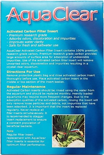 AquaClear Activated Carbon Filter Insert, Size 70, 3-pack