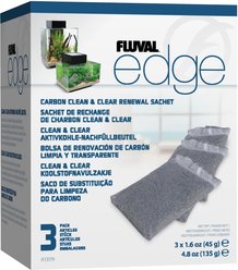 Fluval Edge Carbon Replacement Filter Media, 3 count