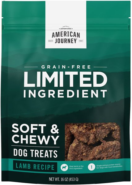 American Journey Limited Ingredient Grain-Free Lamb Recipe Soft & Chewy Dog Treats, 16-oz bag slide 1 of 8