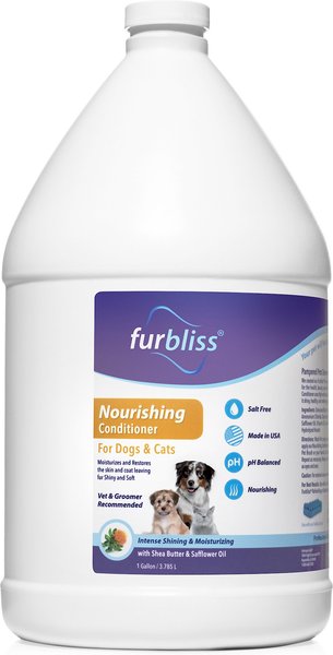 Vetnique Labs Furbliss Nourishing Conditioner Intense Shine & Moisturizing with Shea Butter & Safflower Oil Dog & Cat Conditioner, 1-gal bottle slide 1 of 7