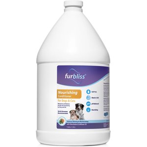 Vetnique Labs Furbliss Nourishing Conditioner Intense Shine & Moisturizing with Shea Butter & Safflower Oil Dog & Cat Conditioner, 1-gal bottle