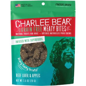 CHARLEE BEAR Bearnola Bites Cranberry Cobbler Flavor Dog Treats, 8