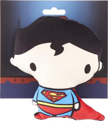 Show full view: Buckle-Down Chibi Superman Squeaky Plush Dog Toy  slide 4 of 5