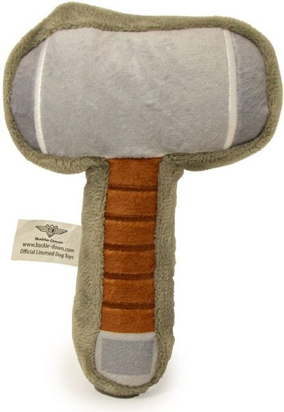 Buckle-Down Thor Hammer Squeaky Plush Dog Toy slide 1 of 9