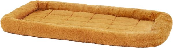 MidWest Quiet Time Fleece Dog Crate Mat, Cinnamon, 54-in slide 1 of 8