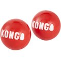 KONG Signature Balls Dog Toy, 2-pack, Red, Large