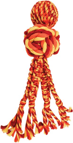 KONG Wubba Weaves with Rope Dog Toy, Color Varies, Large 