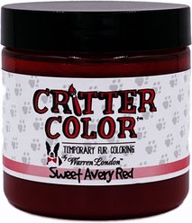 Warren London Critter Color Temporary Pet Fur Coloring, 4-oz, Red