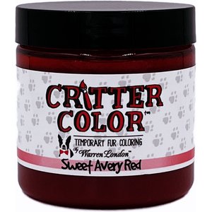 Warren London Critter Color Temporary Pet Fur Coloring, 4-oz, Red