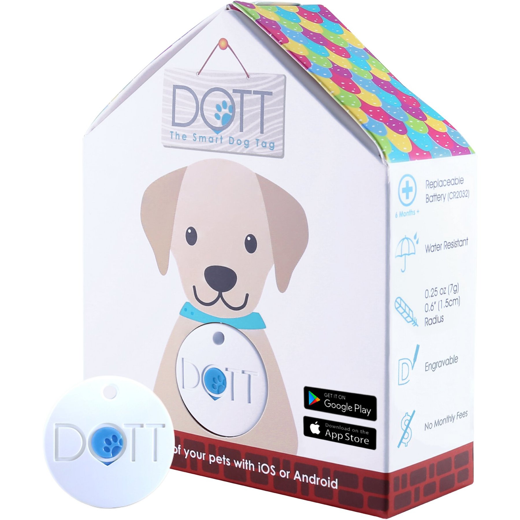 Dott smart dog & cat cheap tag tracker